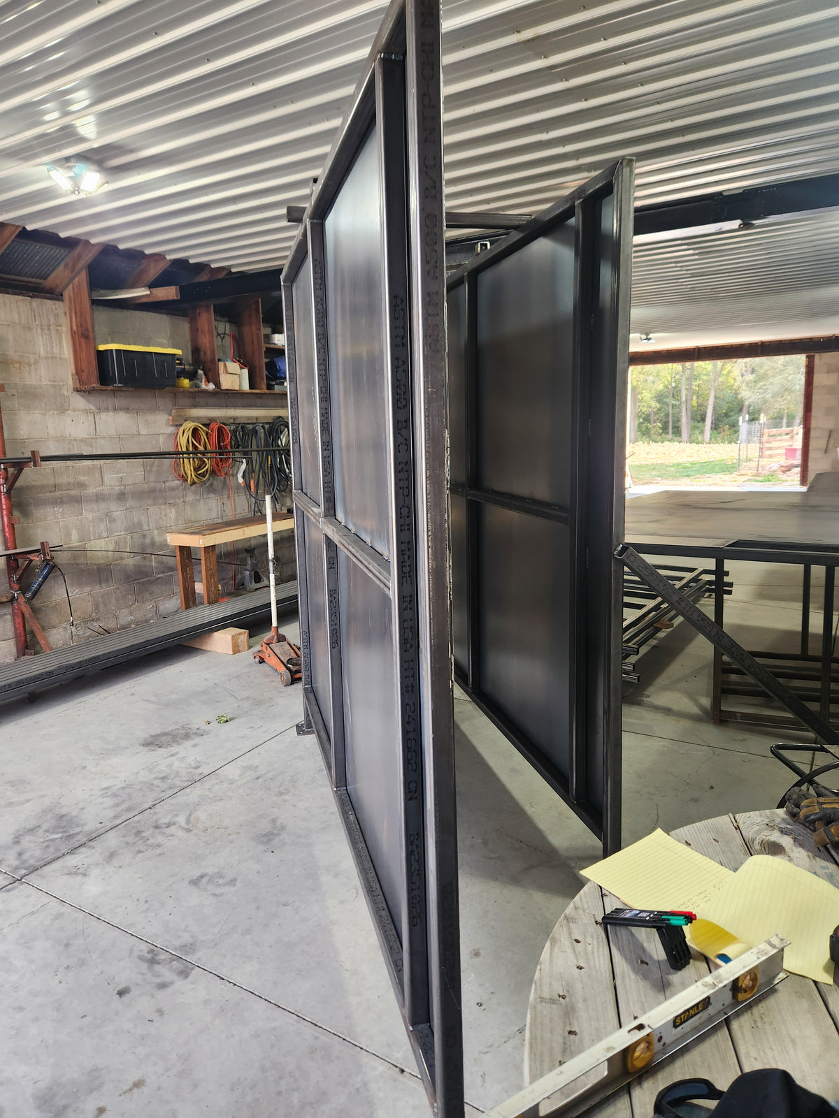 Meat locker panels